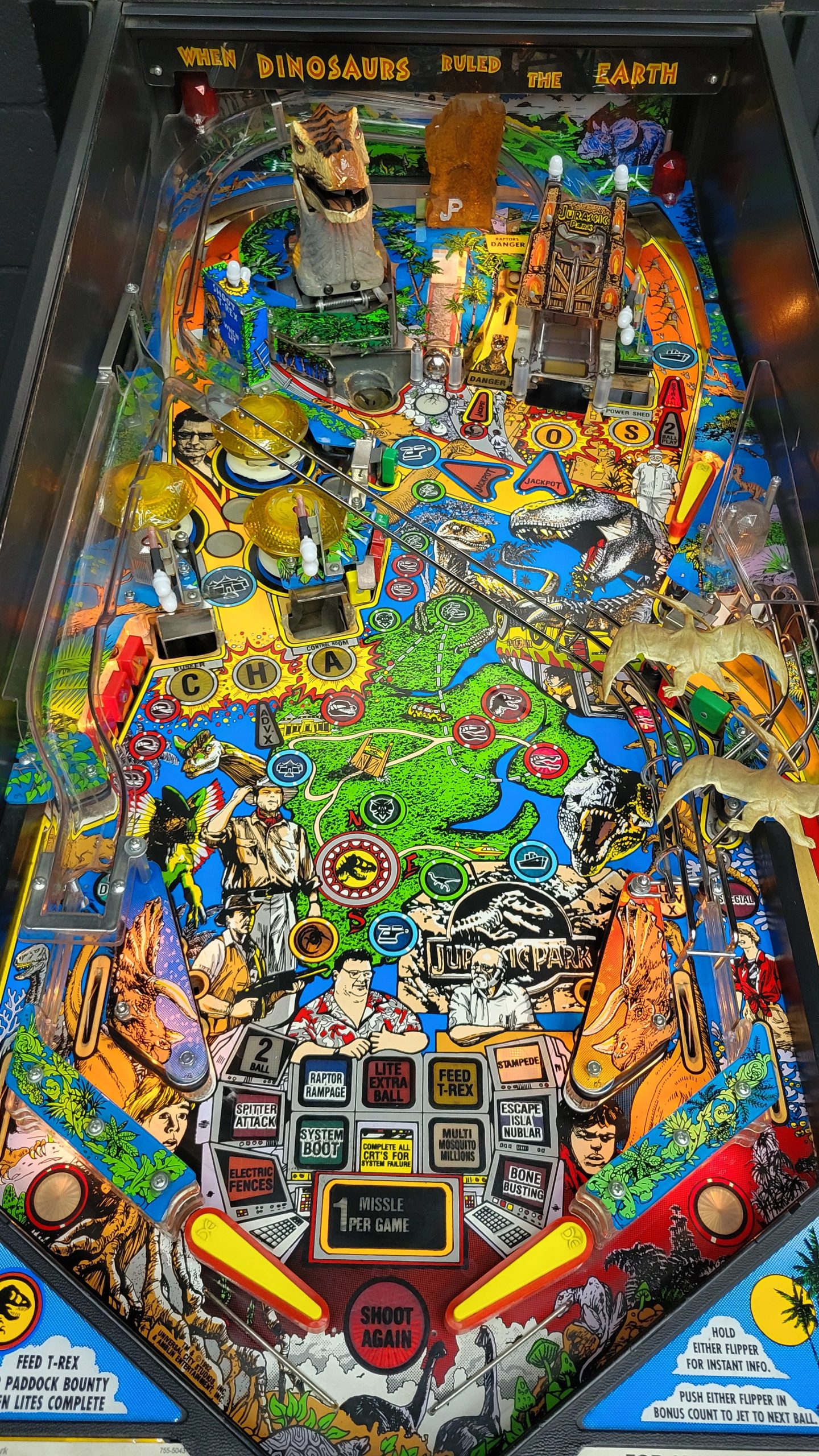 Data East Jurassic Park Pinball - Image 9
