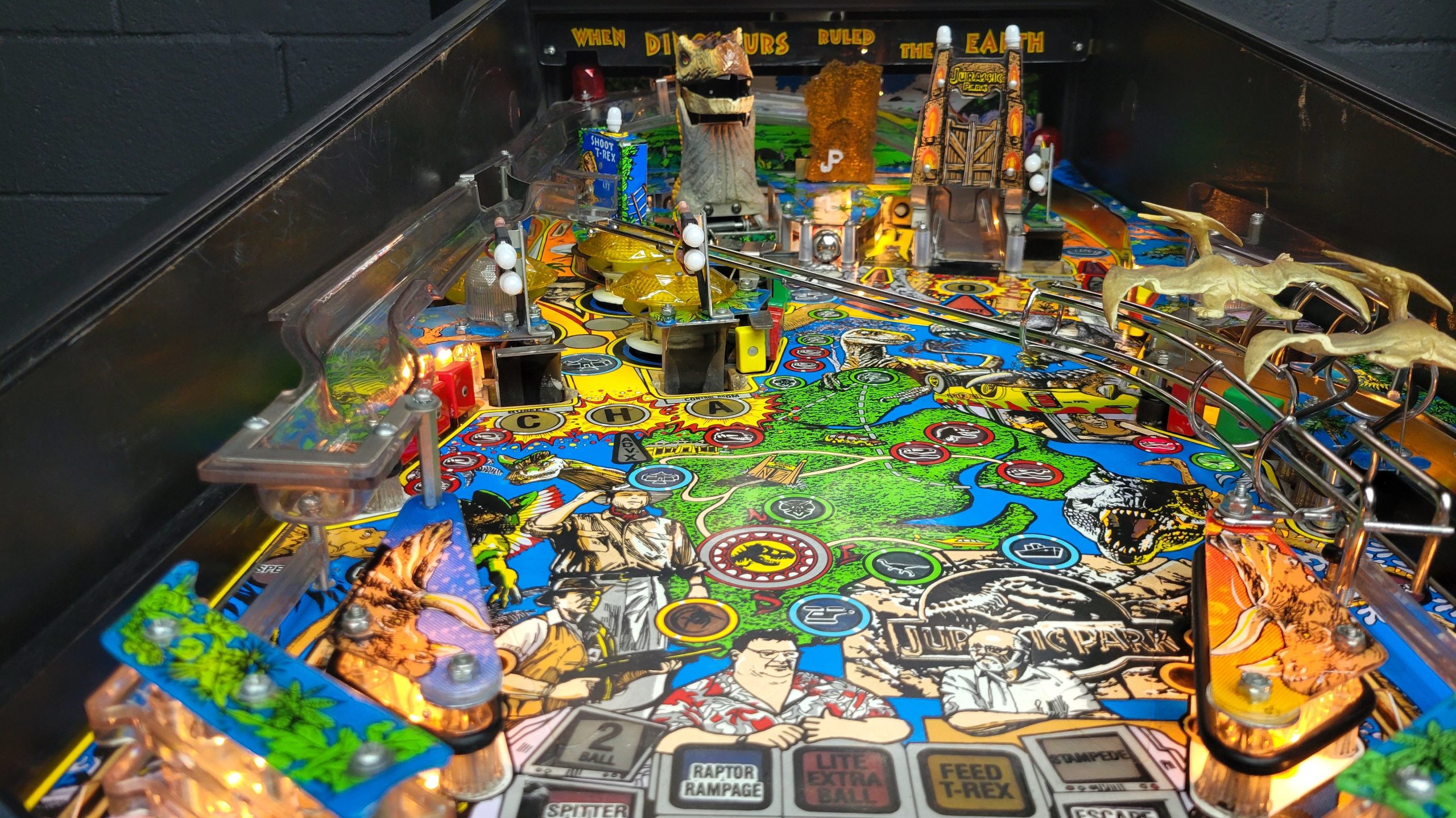 Data East Jurassic Park Pinball - Image 18