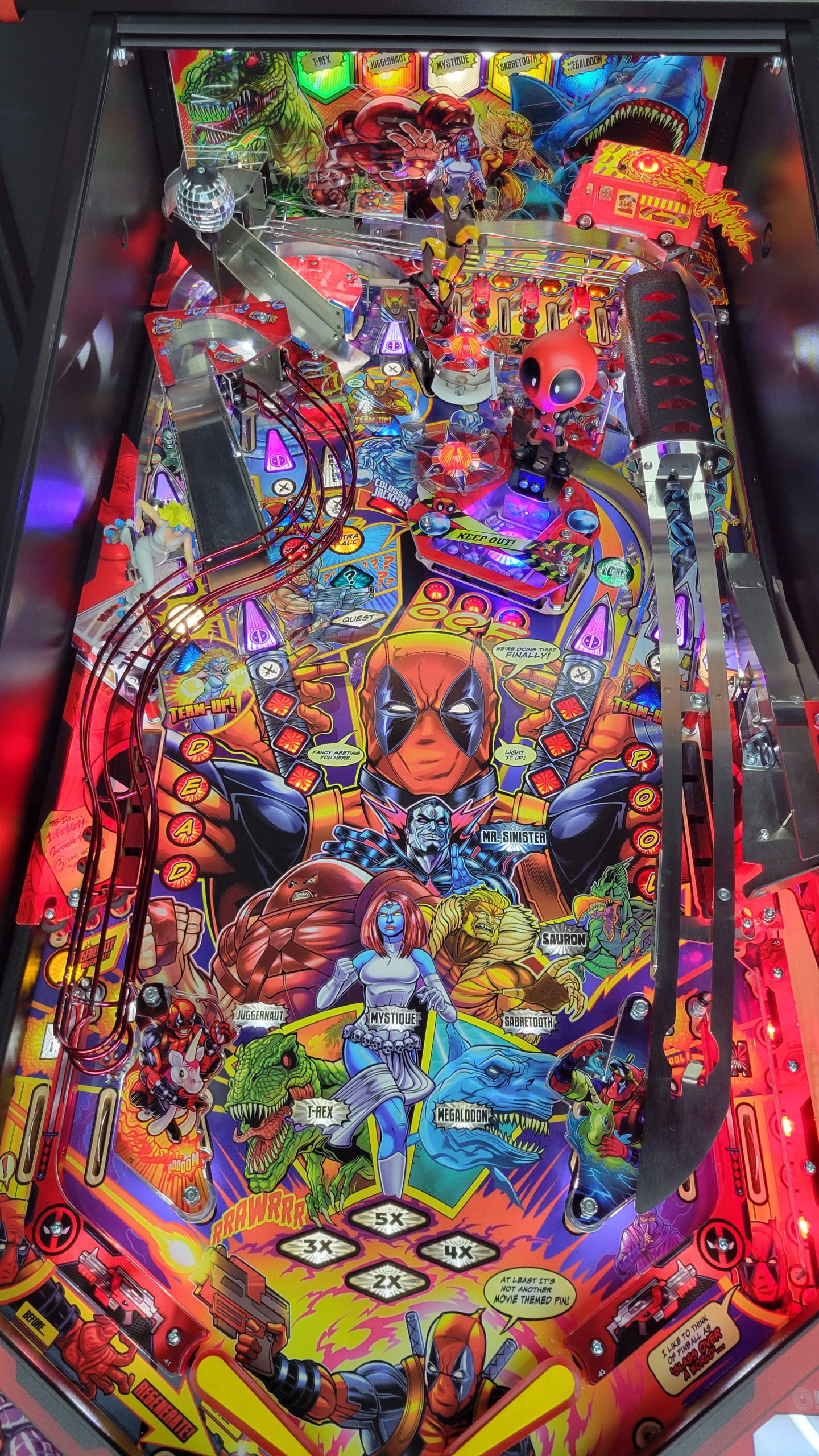 Deadpool Premium pinball by Stern - Image 9